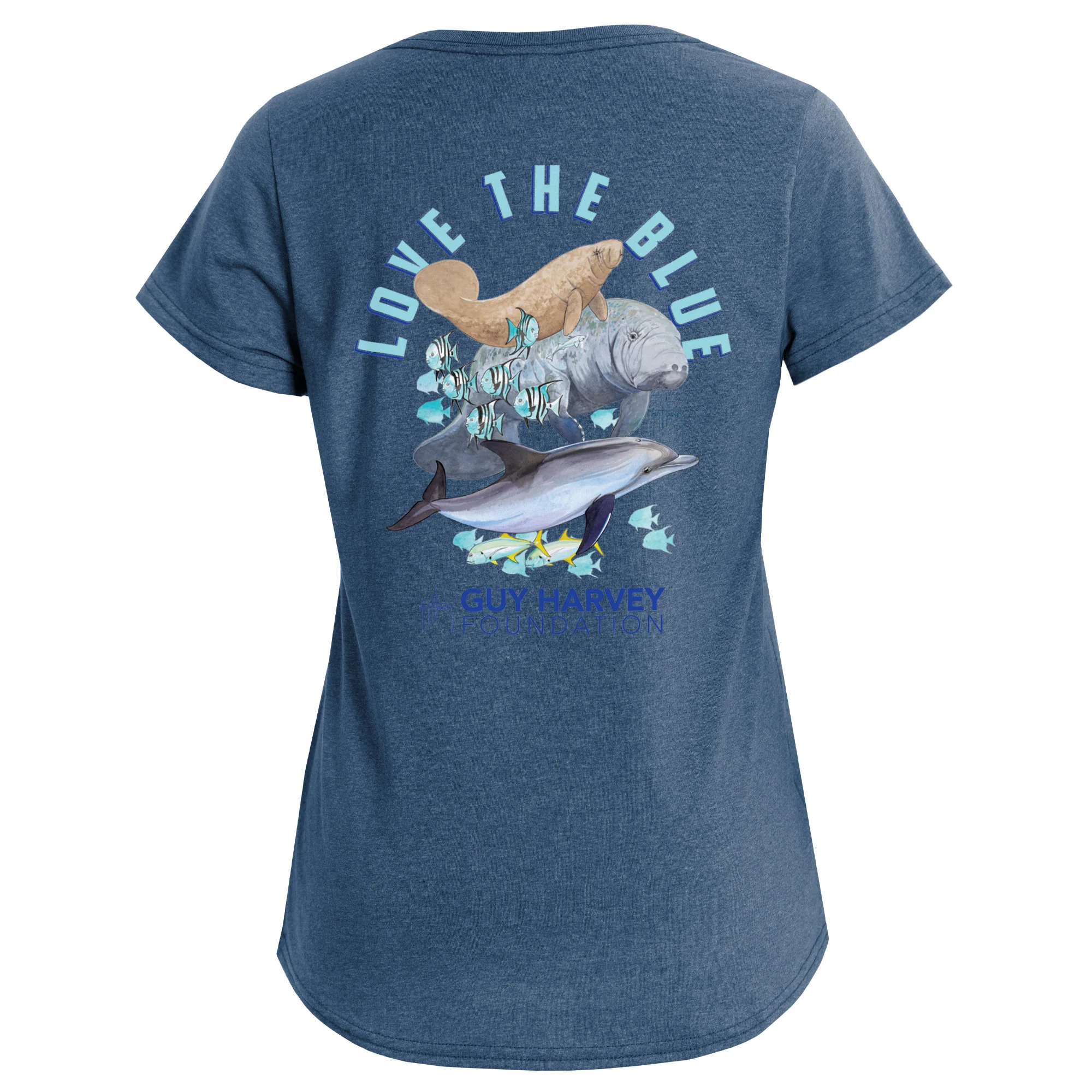 Guy Harvey Foundation Manatee Women's Eco T-Shirt