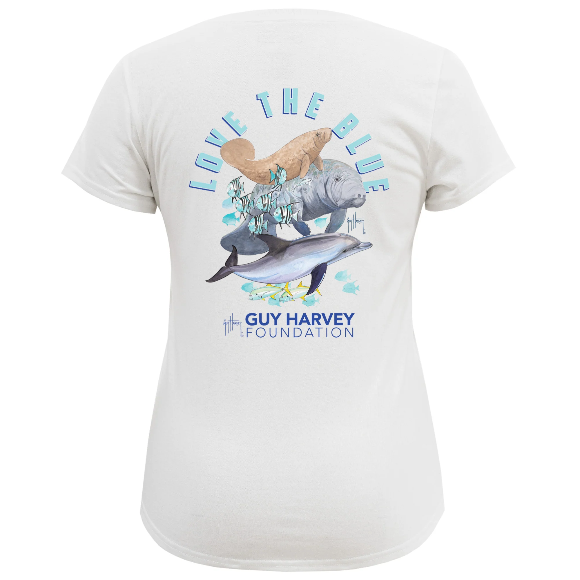 Guy Harvey Foundation Manatee Women's Eco T-Shirt - Image 3