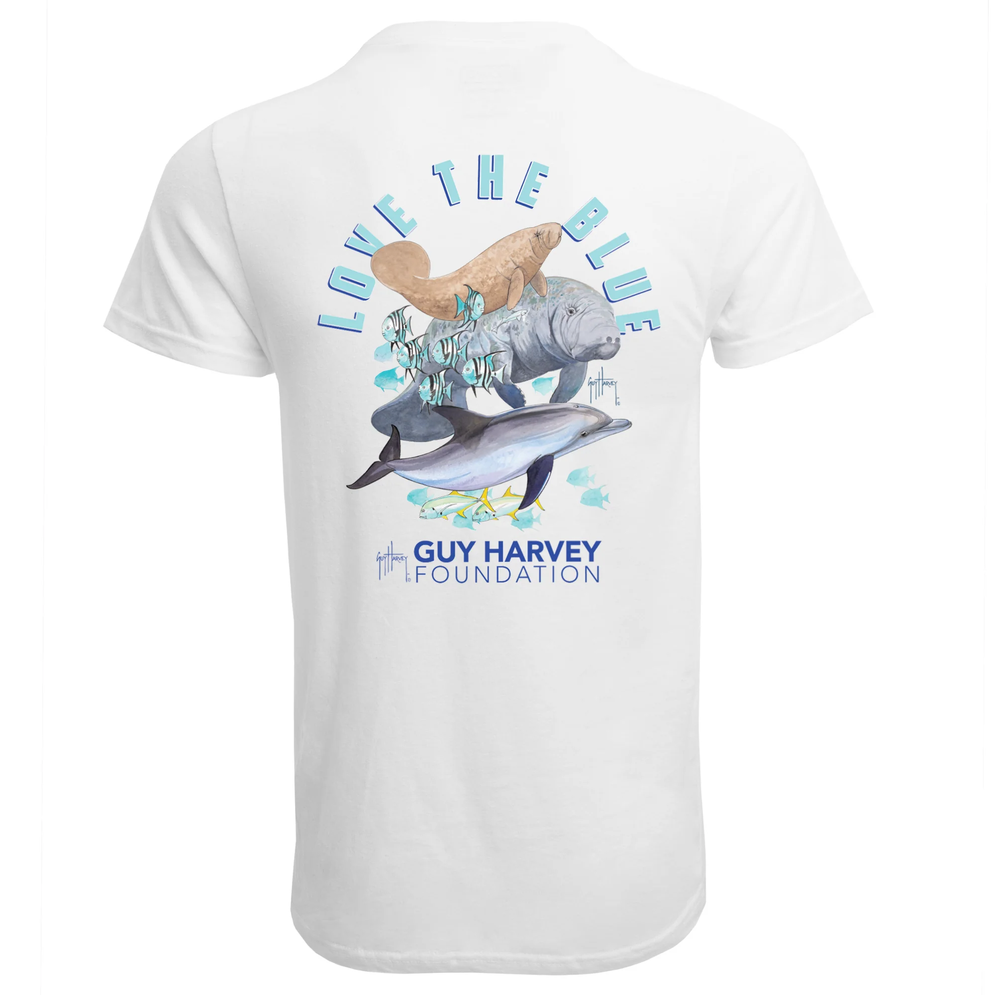 Guy Harvey Foundation Manatee Organic T-Shirt - Image 3
