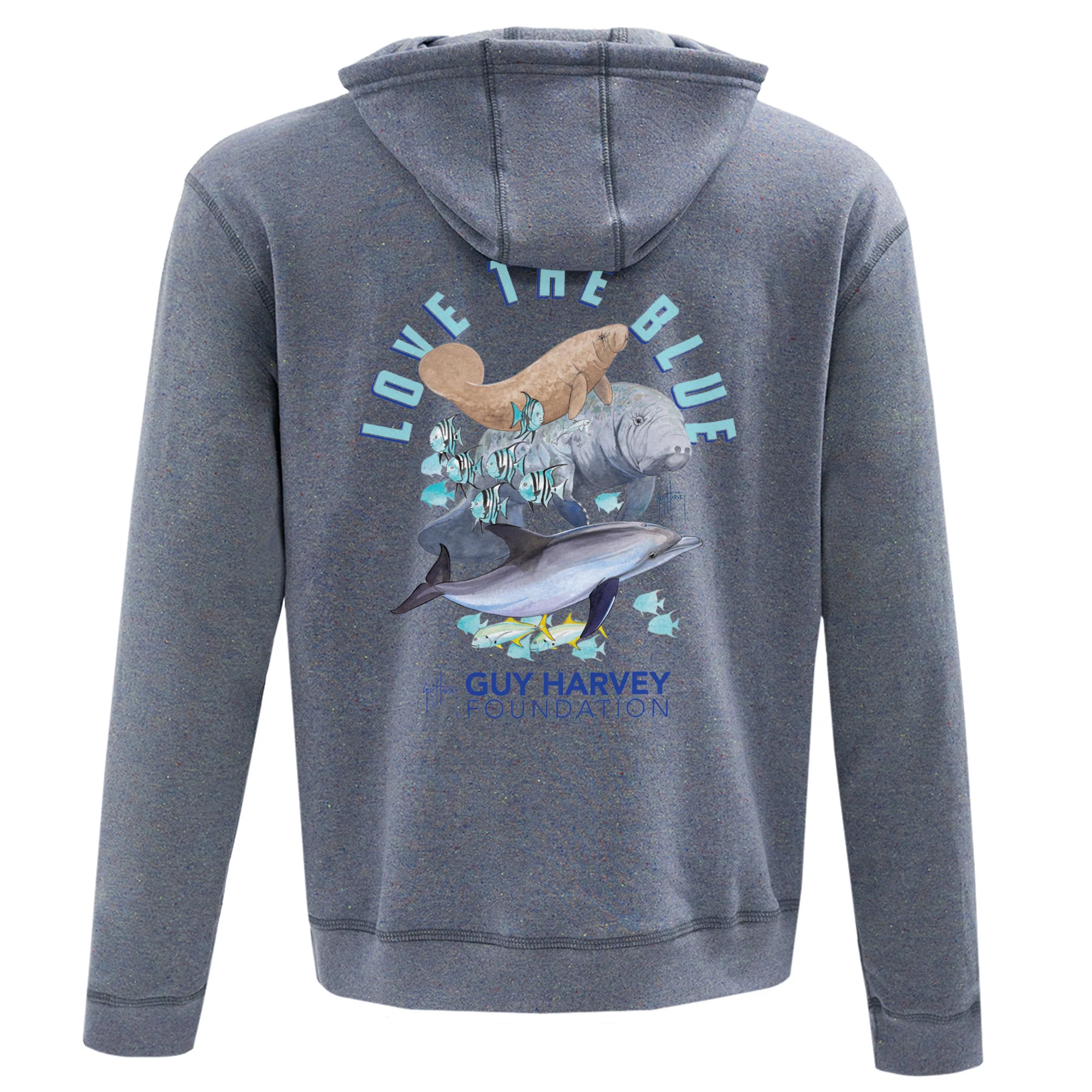 Guy Harvey Foundation Manatee Zip Hoodie - Image 3