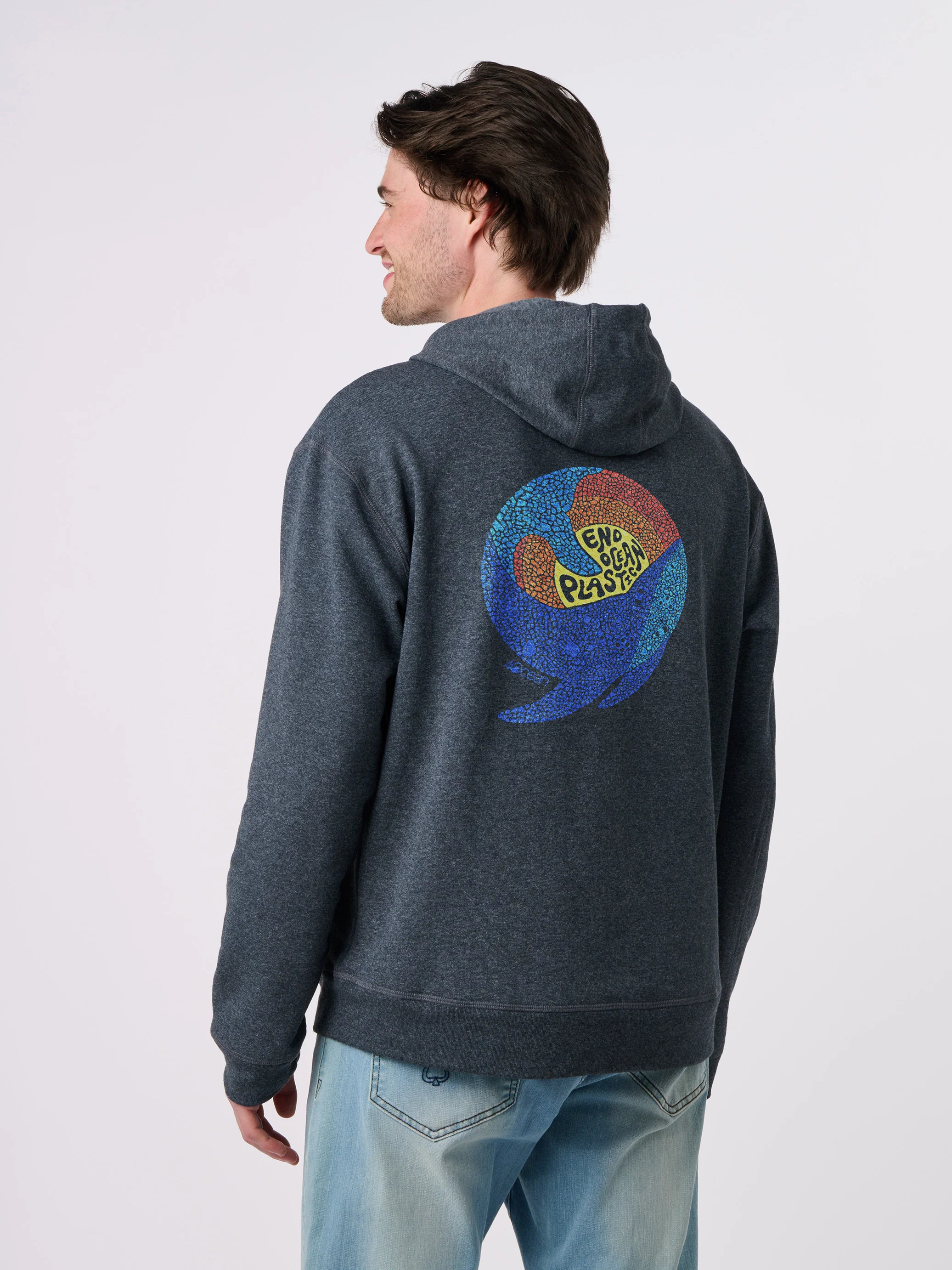 Whale Microplastic Unisex Pullover Hoodie - Image 11