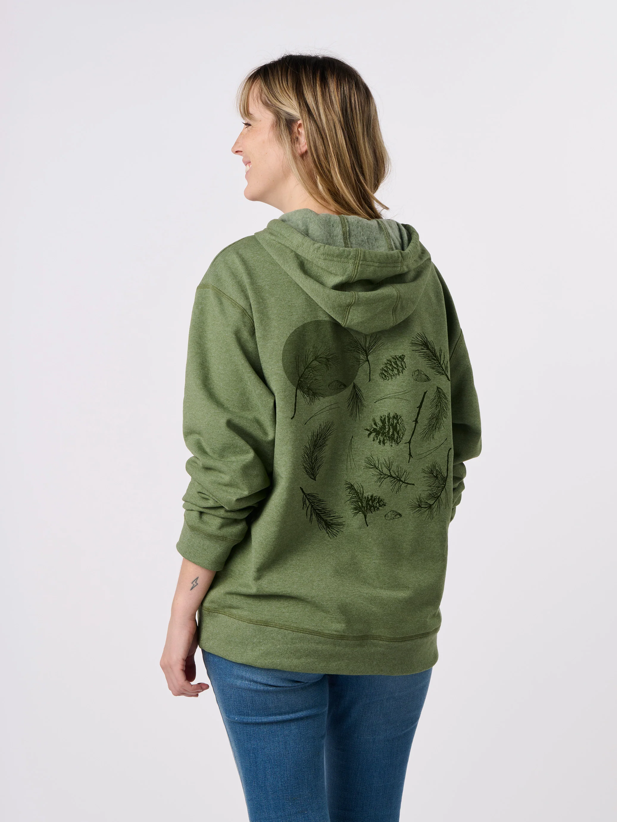 RC1093 - Pines Fleece Pullover Hoodie - Image 3