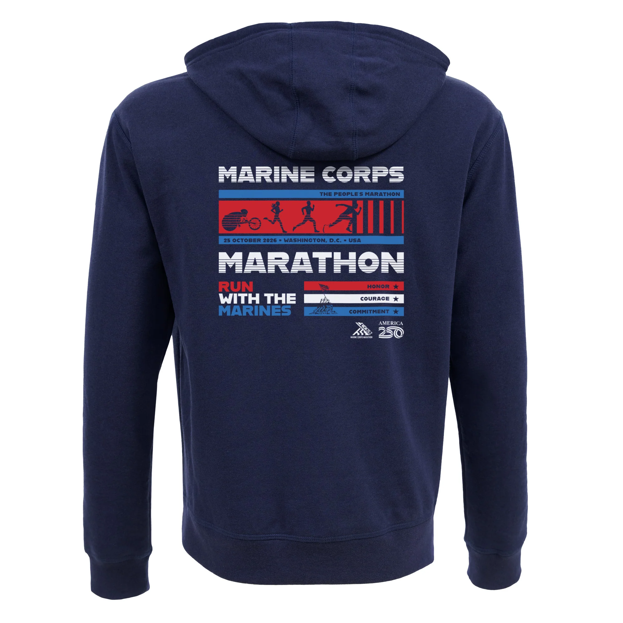 MCM Limited Print - Flag Stripes Pullover Hoodie - Image 2