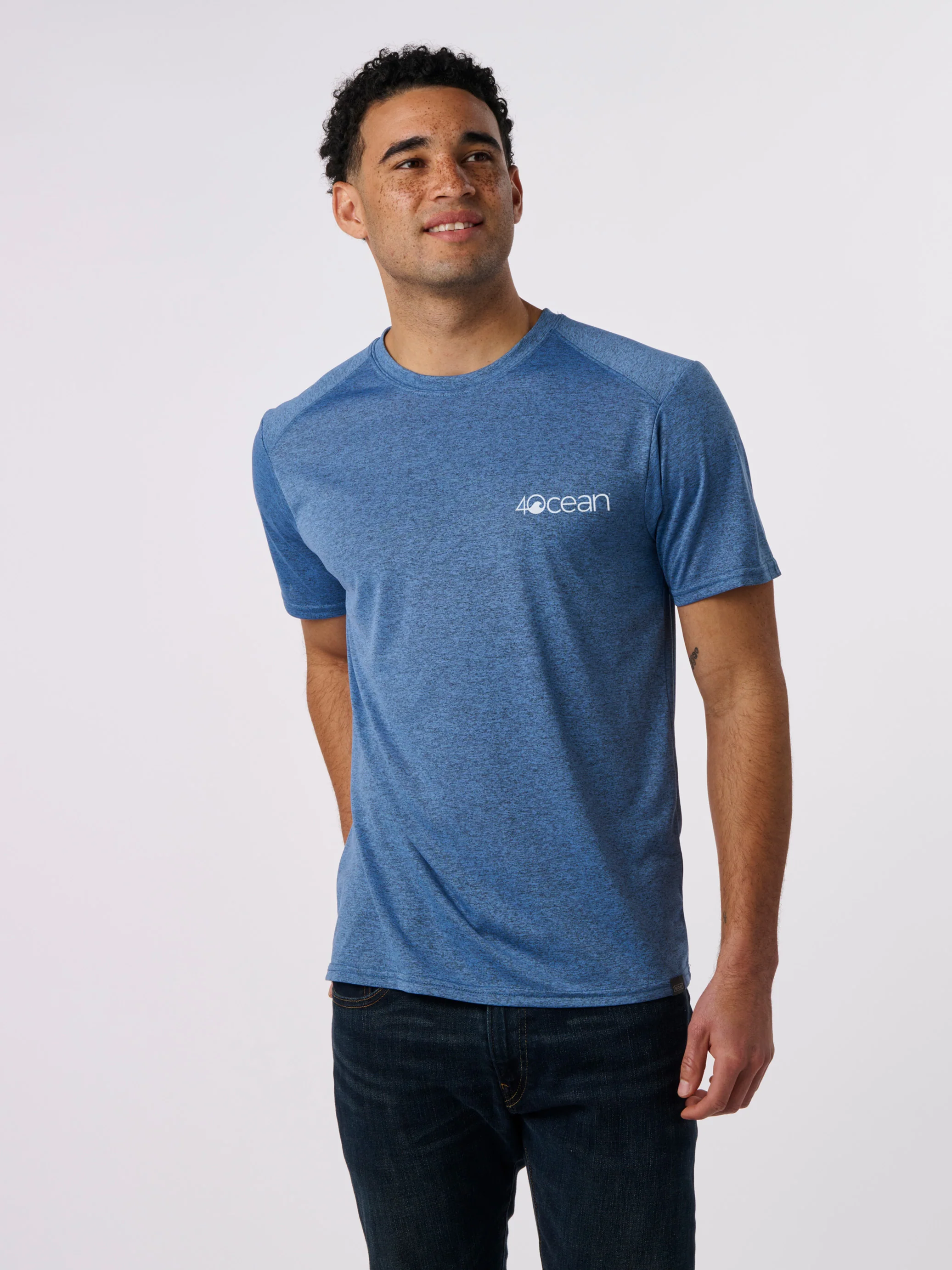 4ocean Logo Sport Short Sleeve T-Shirt - Image 3