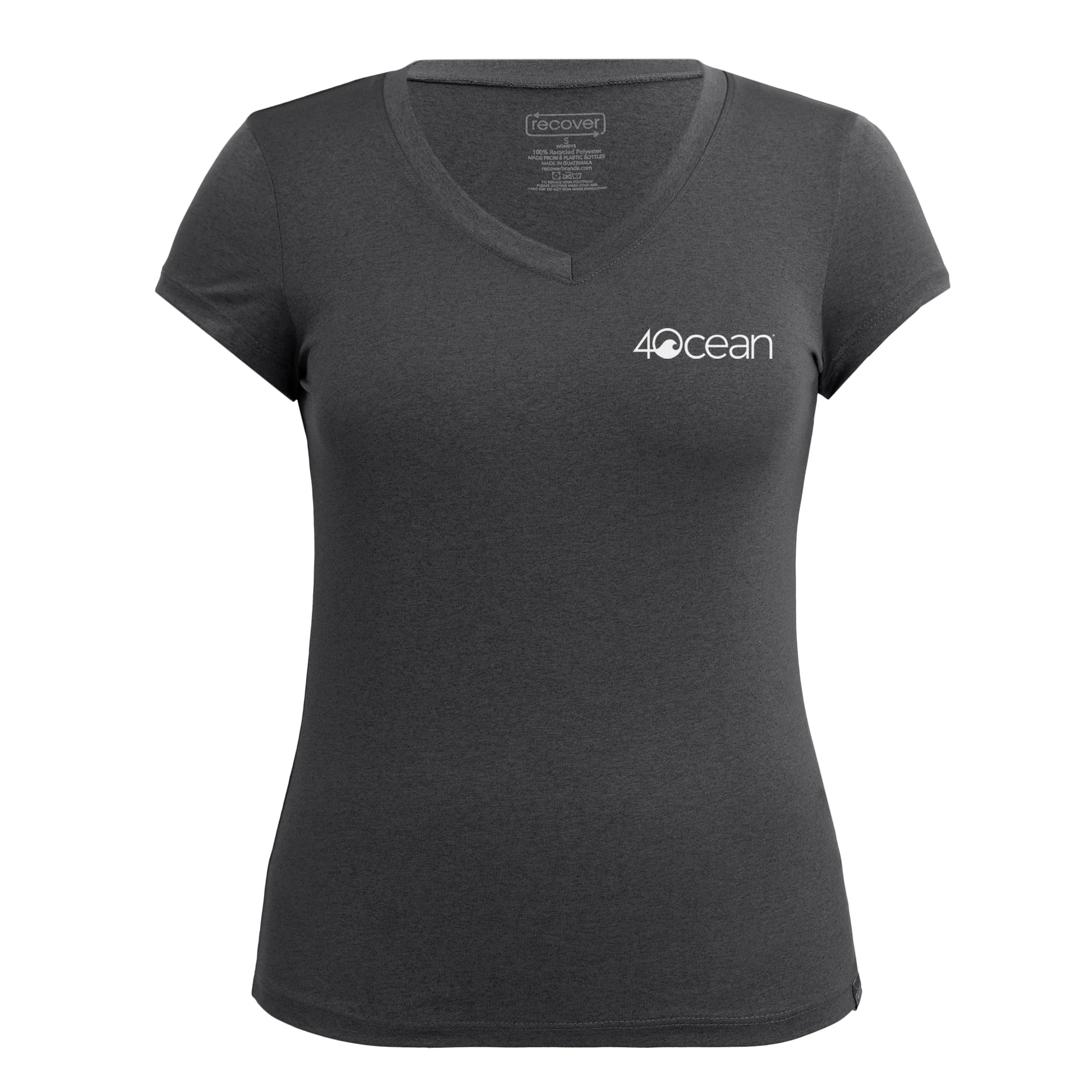 4ocean Logo Women's Sport Short Sleeve V-Neck T-Shirt - Image 9