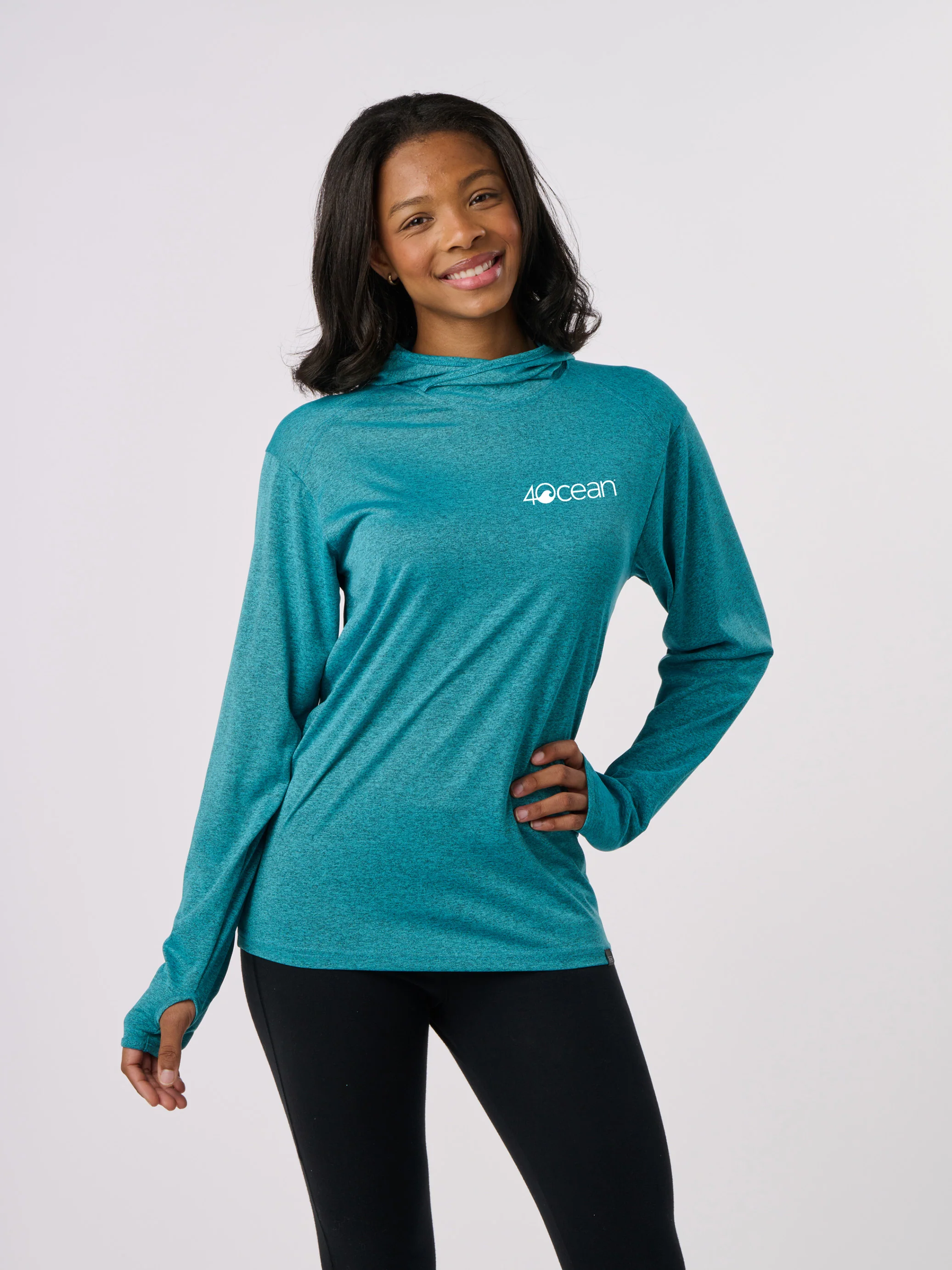 4ocean Logo Sport Sun Hoodie - Image 16
