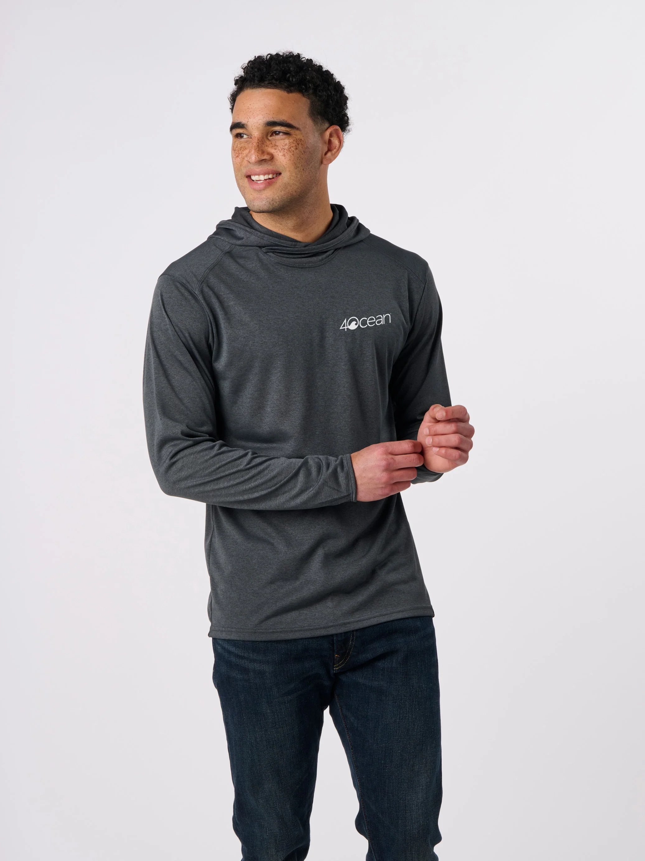 4ocean Logo Sport Sun Hoodie - Image 3
