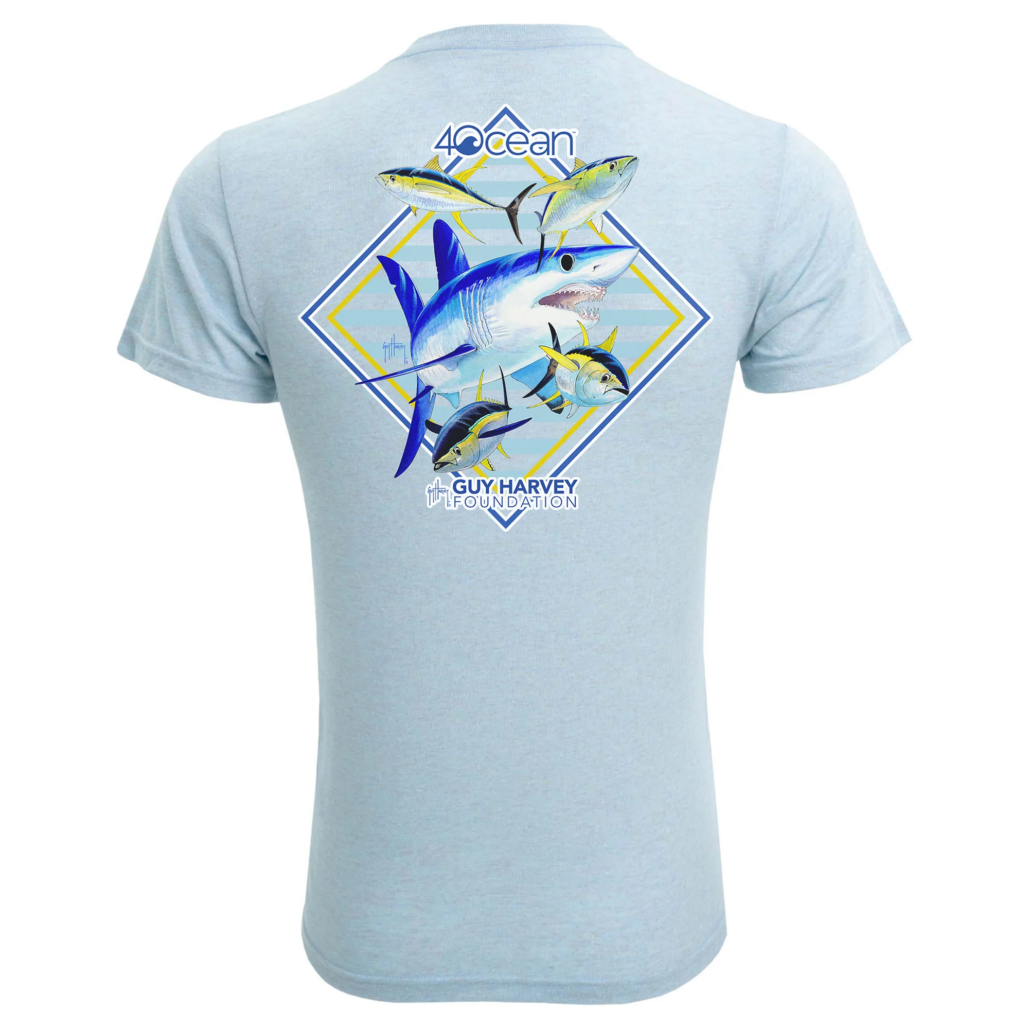 Guy Harvey Mako Shark Unisex T-Shirt - Image 13