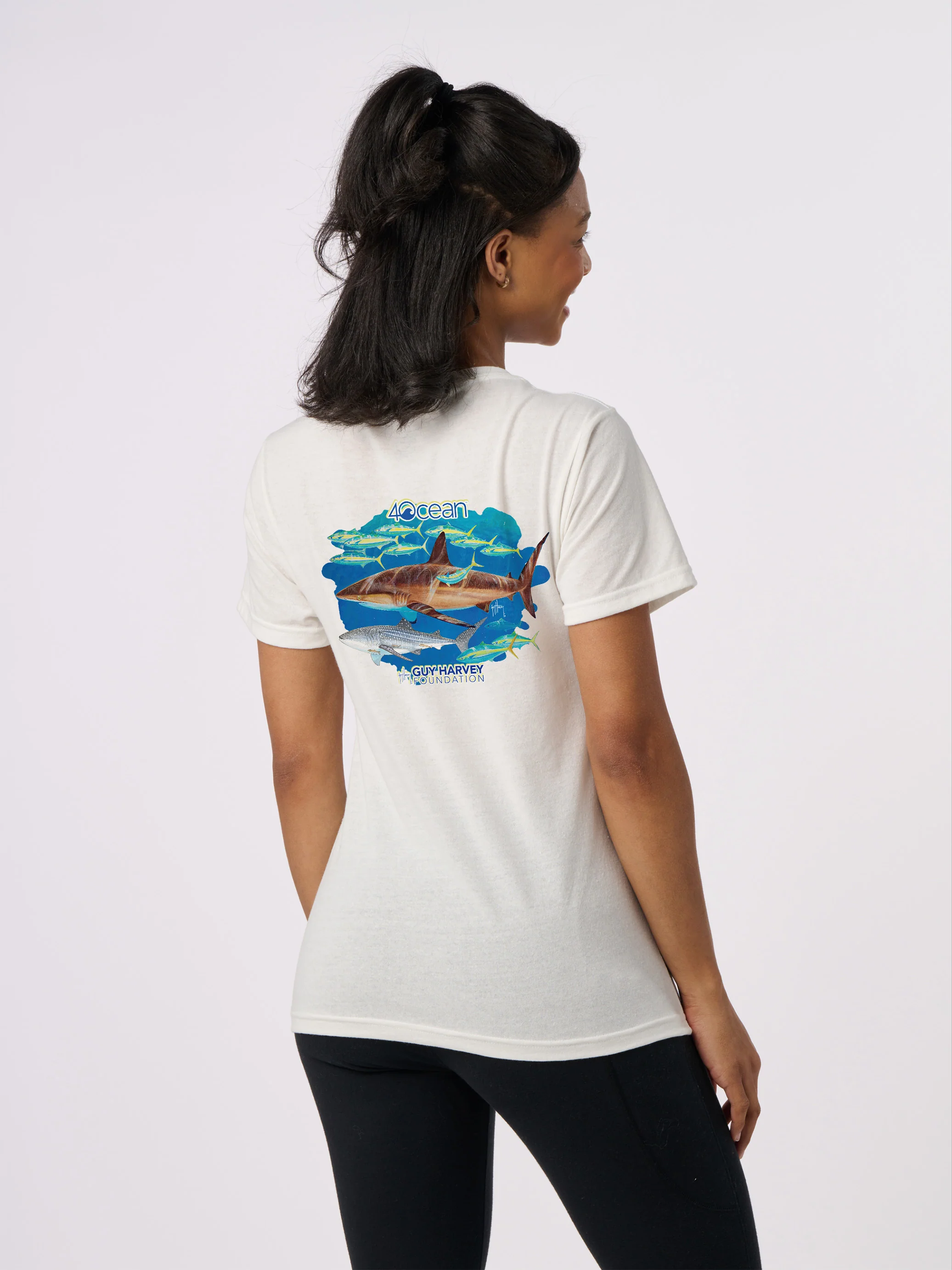 Guy Harvey Pelagic Shark Cruiser Unisex T-Shirt - Image 10