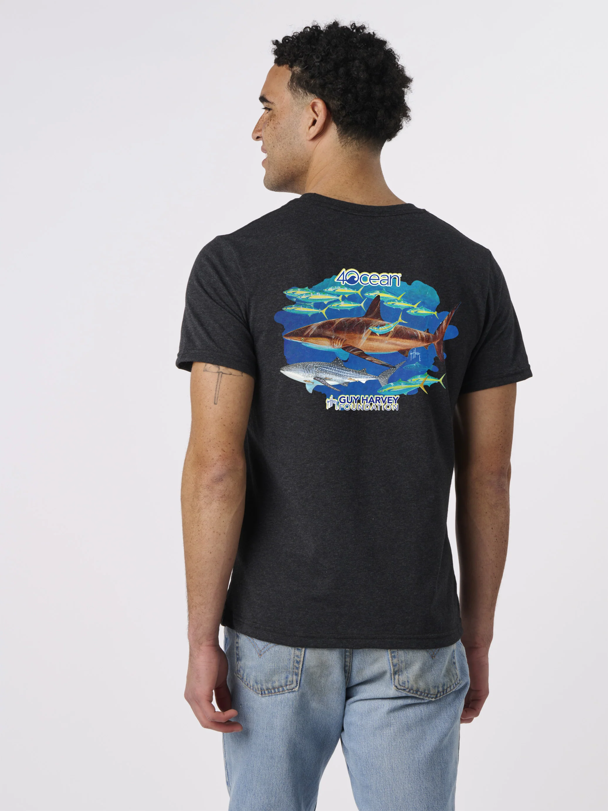 Guy Harvey Pelagic Shark Cruiser Unisex T-Shirt - Image 14