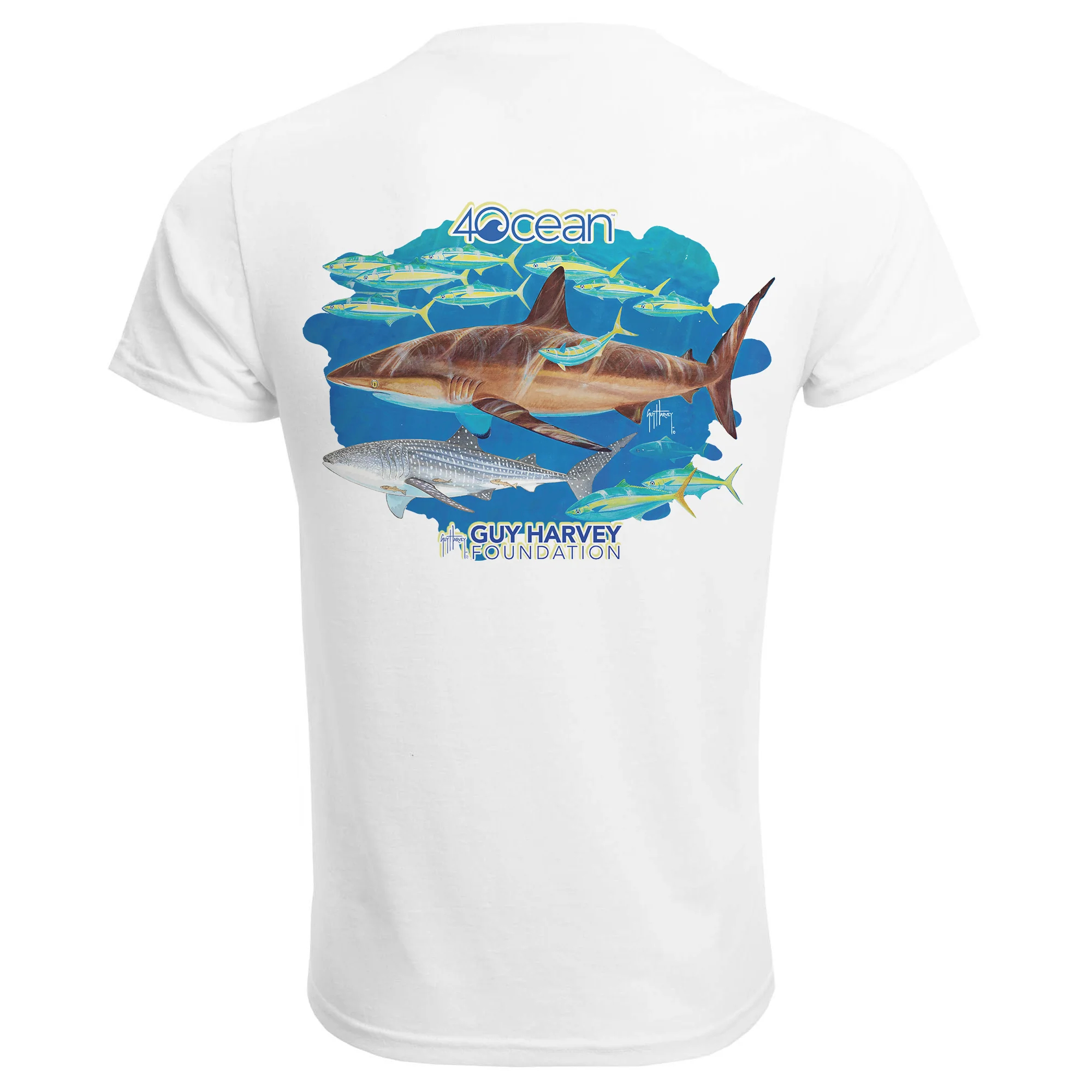 Guy Harvey Pelagic Shark Cruiser Unisex T-Shirt - Image 9