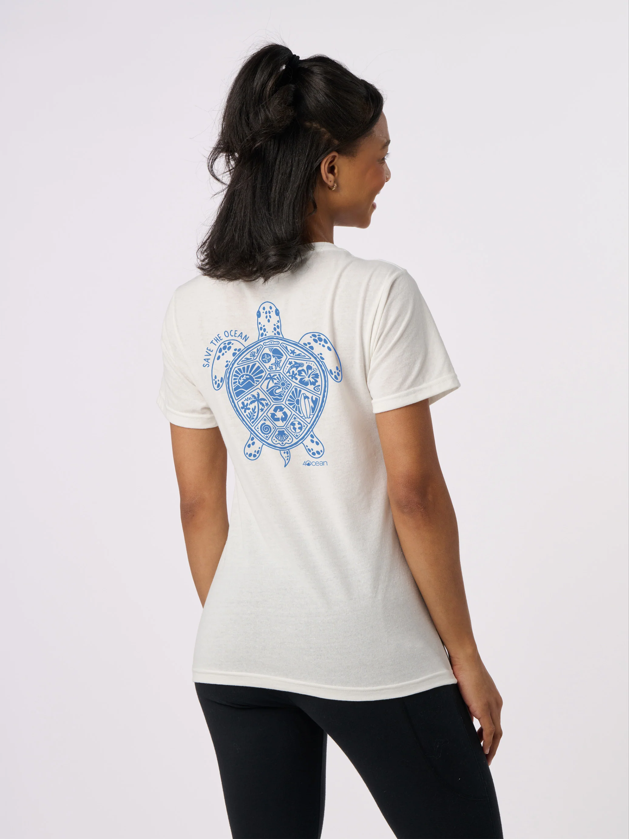 Save The Ocean Turtle Unisex T-Shirt - Image 10