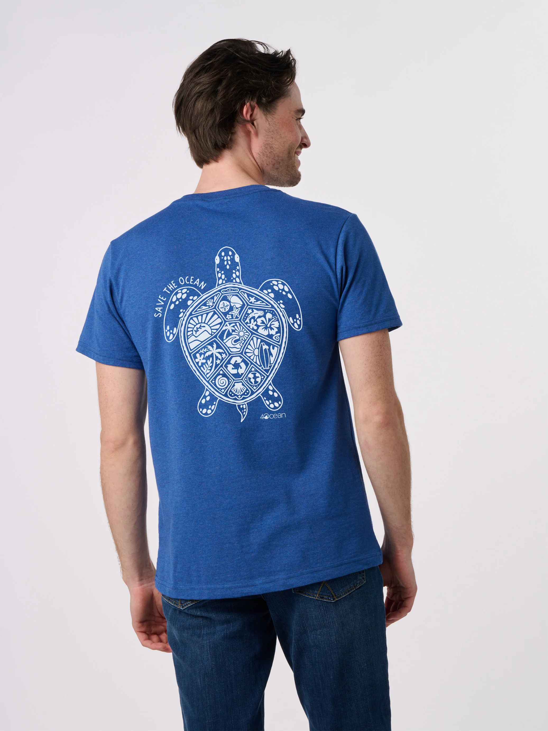 Save The Ocean Turtle Unisex T-Shirt - Image 18