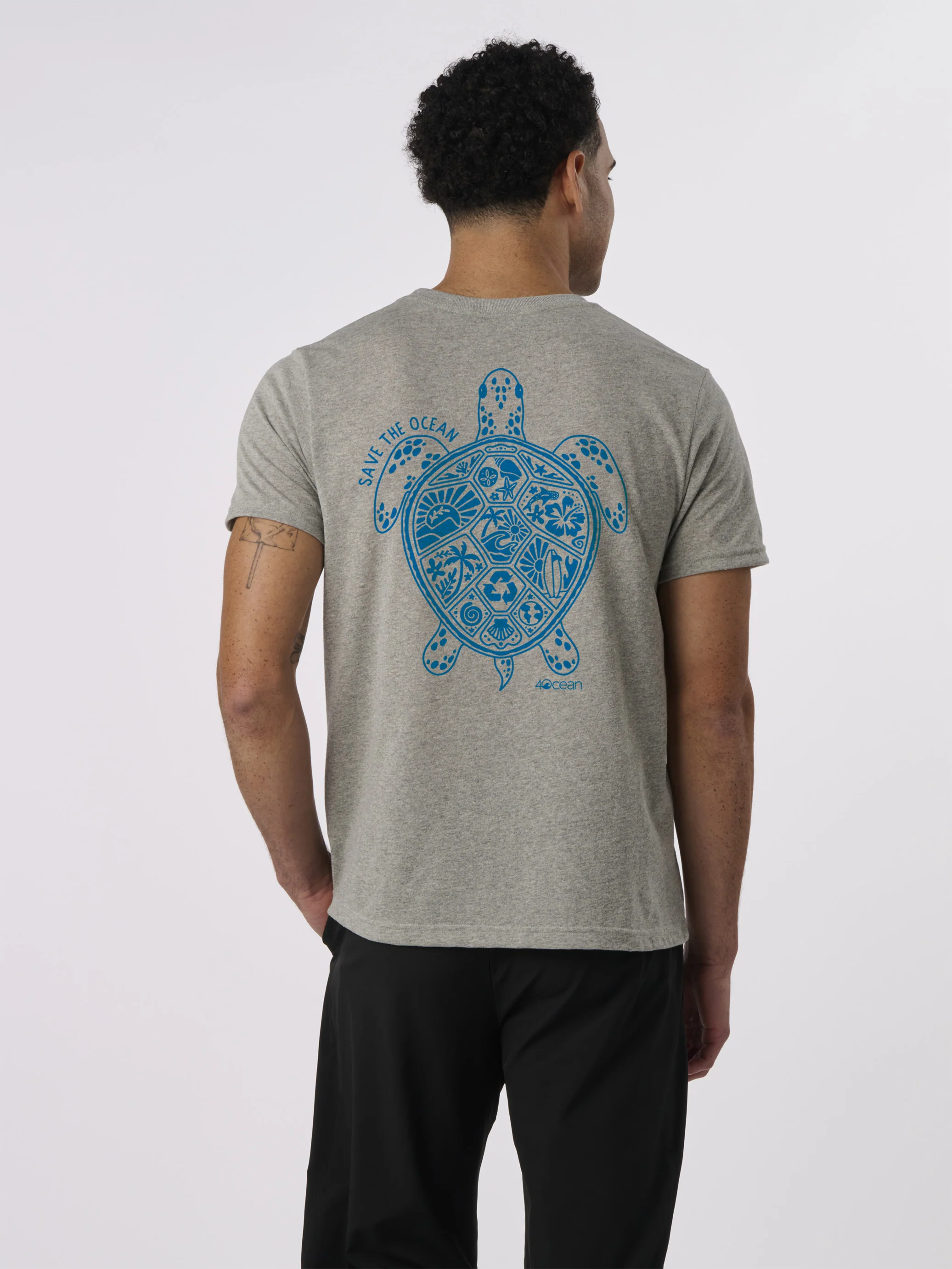 Save The Ocean Turtle Unisex T-Shirt - Image 6