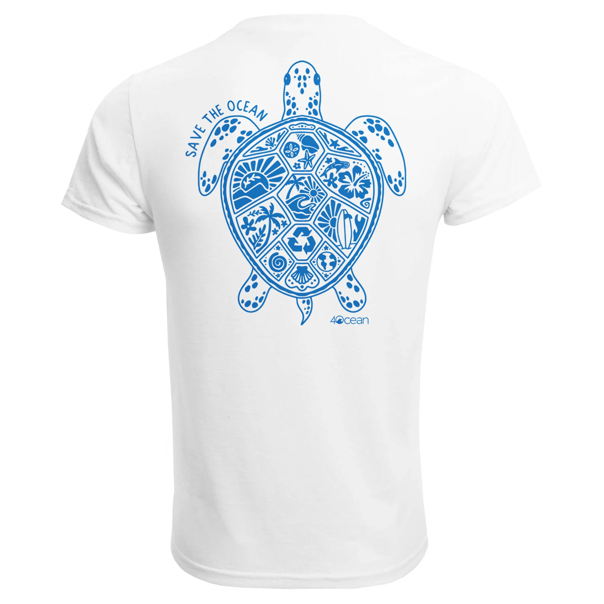 Save The Ocean Turtle Unisex T-Shirt - Image 9