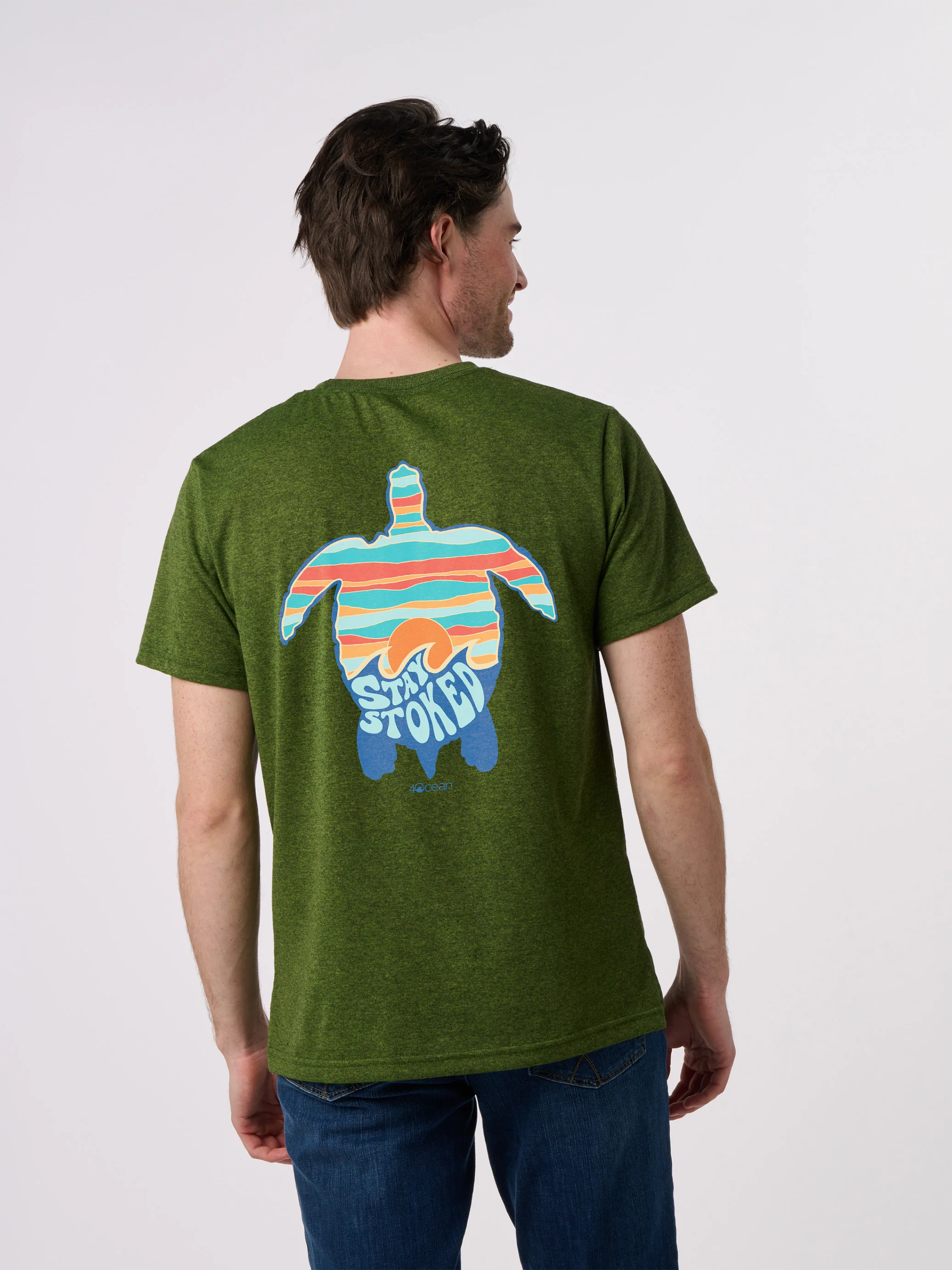 Stay Stoked Turtle Unisex T-Shirt - Image 11