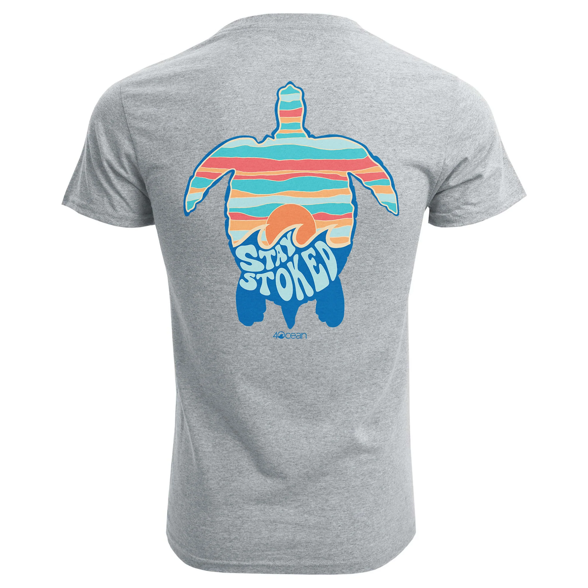 Stay Stoked Turtle Unisex T-Shirt - Image 5
