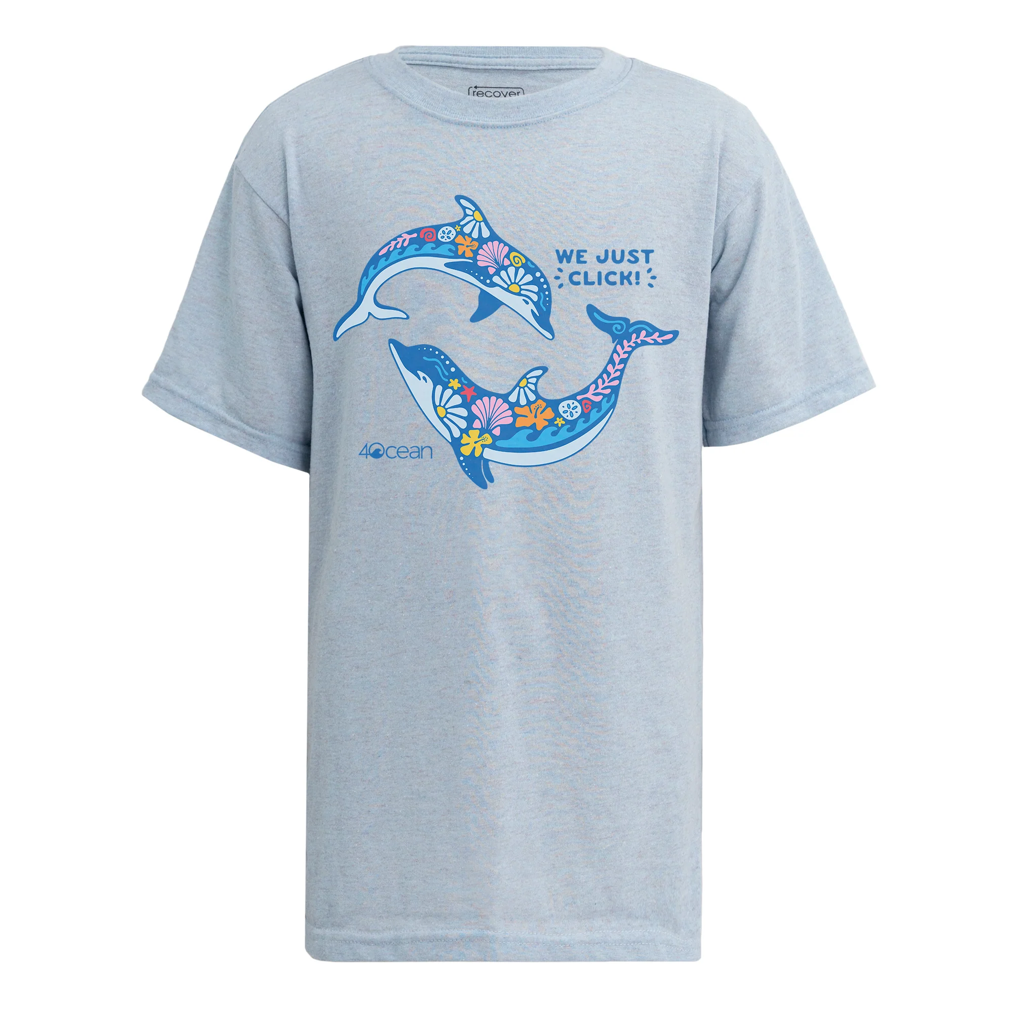 We Just Click Dolphin Youth T-Shirt - Image 5