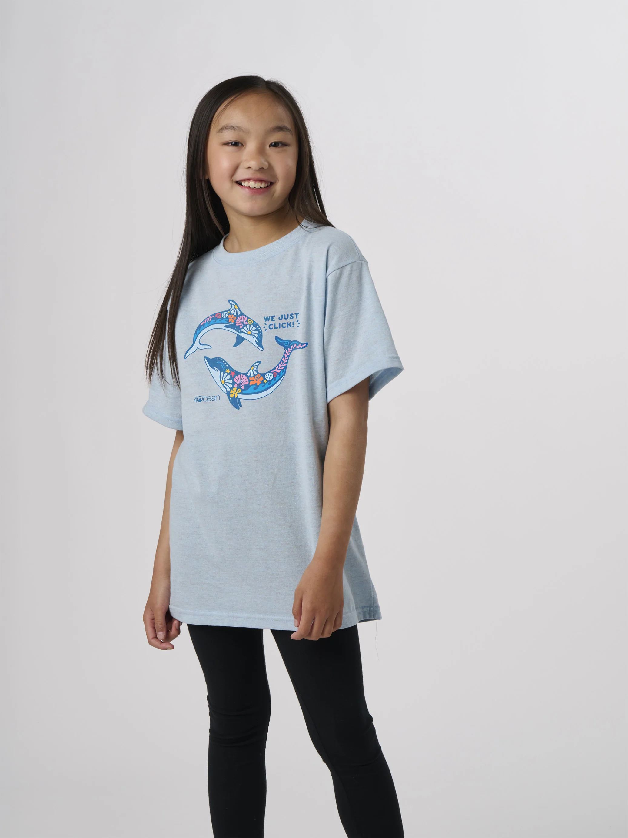 We Just Click Dolphin Youth T-Shirt - Image 6