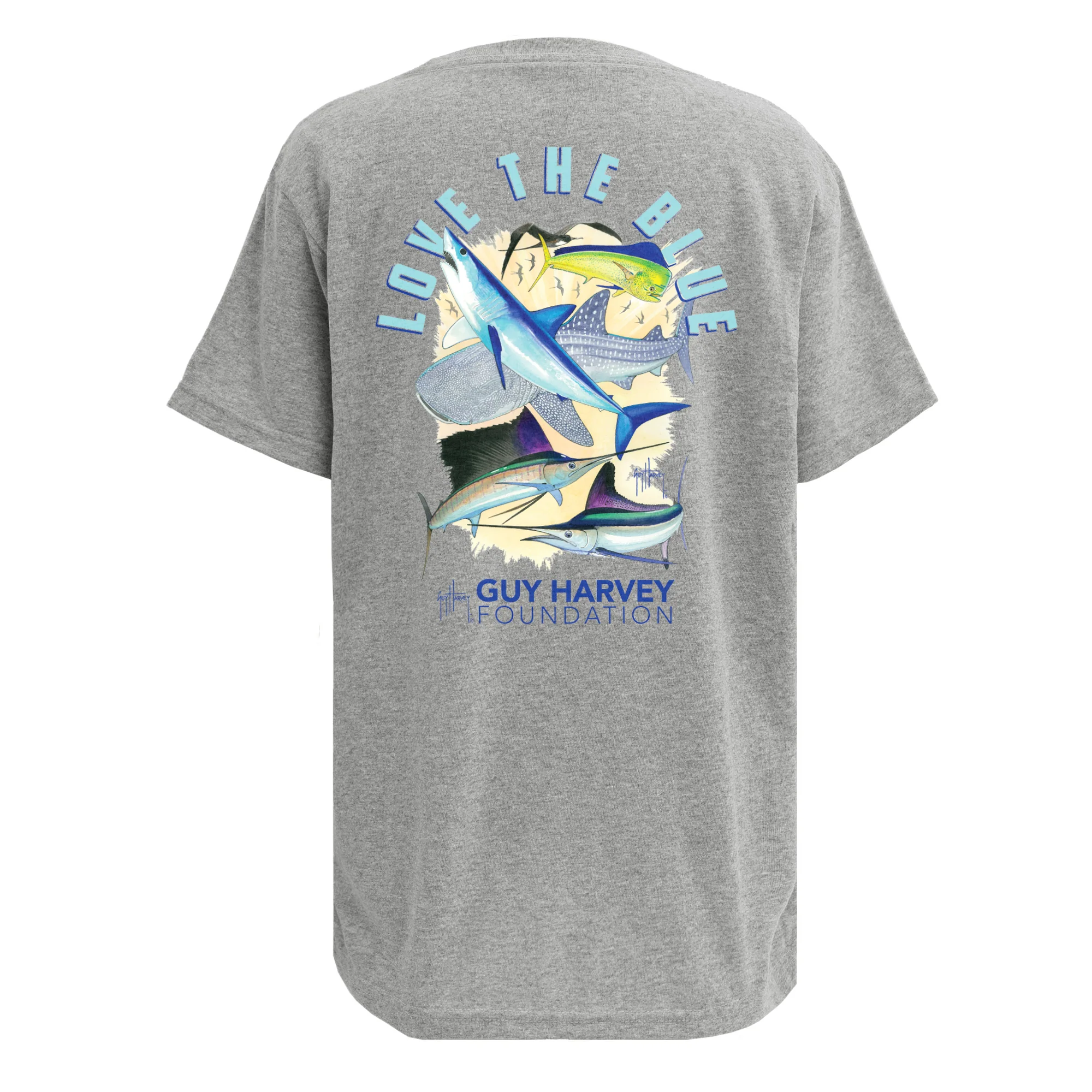 Guy Harvey Foundation Love the Blue Youth Classic T-Shirt